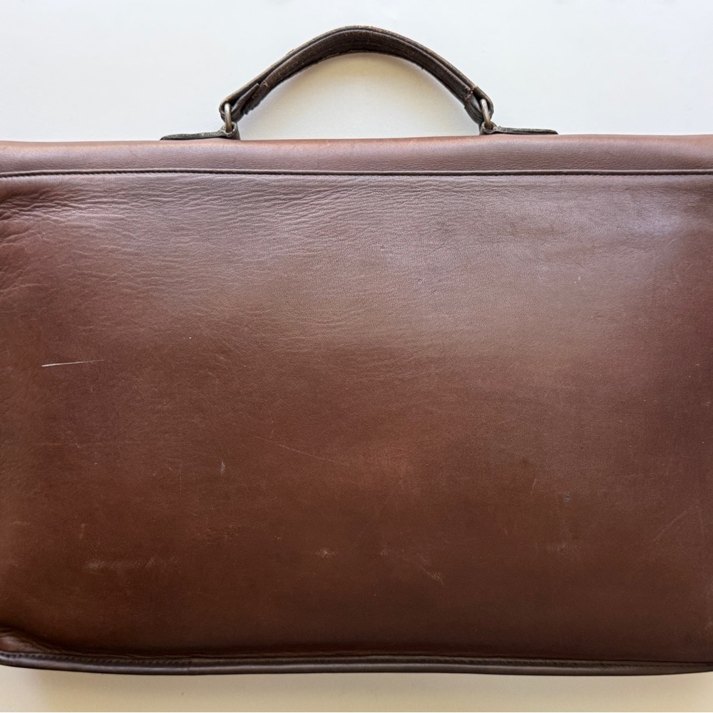 Rare Vintage Coach 5080 Brown Briefcase “Brief Bag” Made in NYC 1980s - Picture 5 of 14